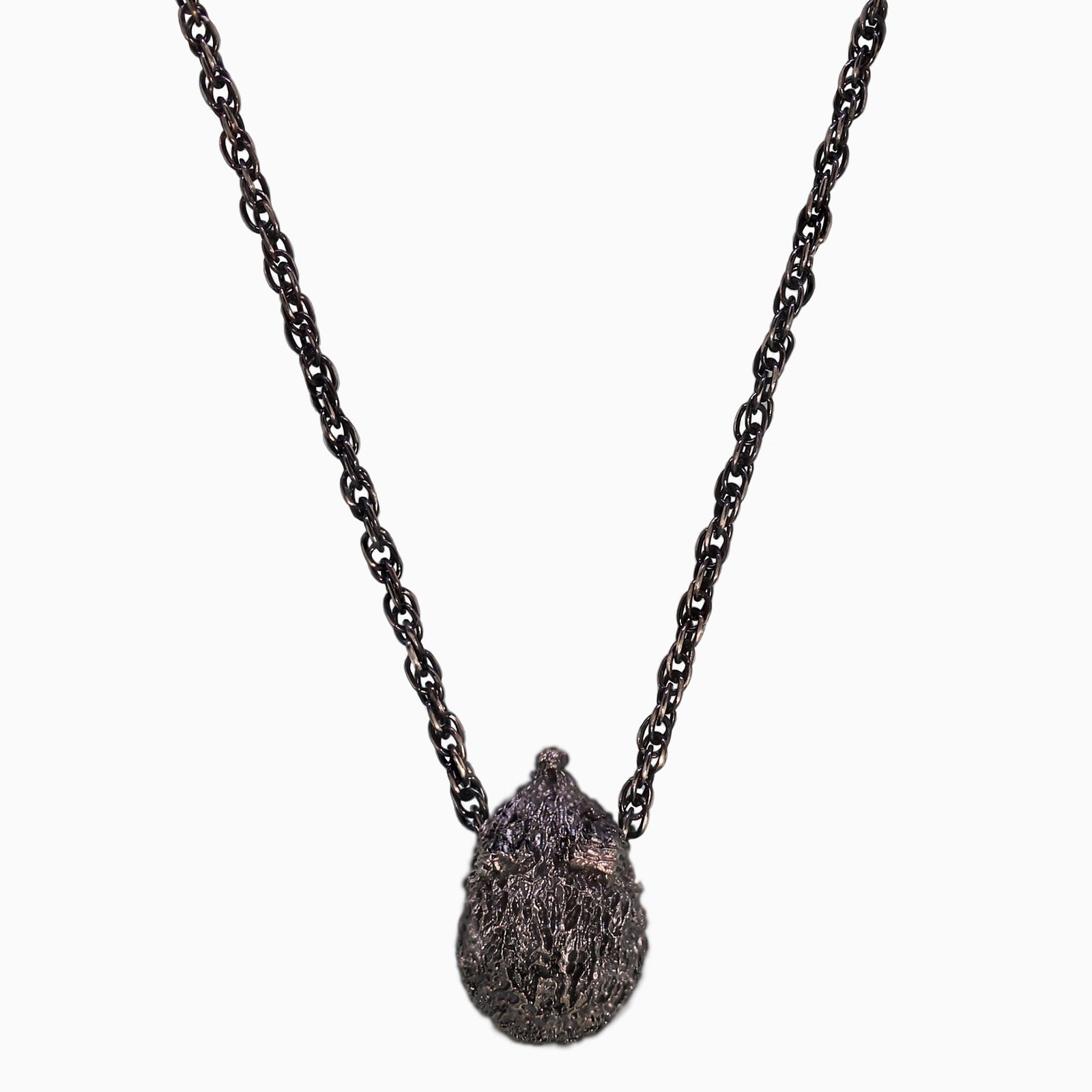 Hedgehog Oxidised Silver necklace