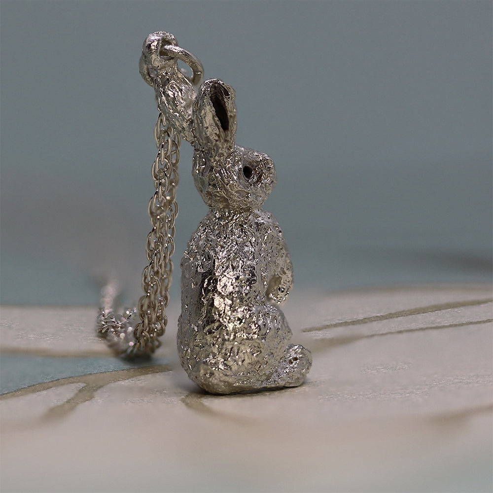 Bunny necklace Sterling Silver